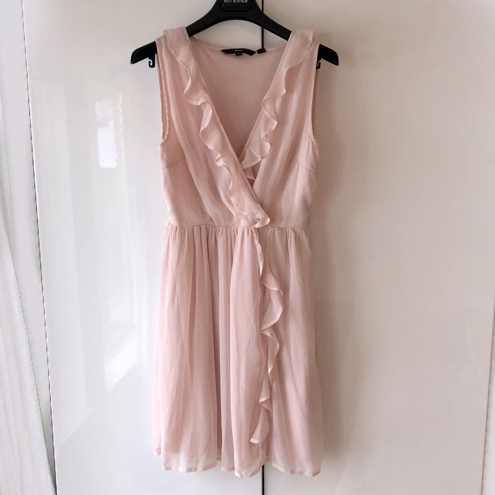 Pale Pink Ruffled Dress. - Picture 1 of 7